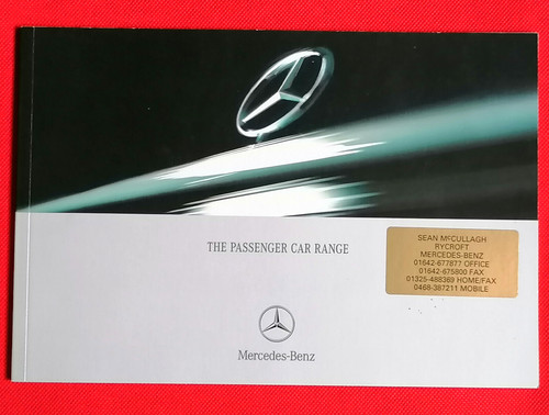 Brochure vendita mercedes benz - vendita,
